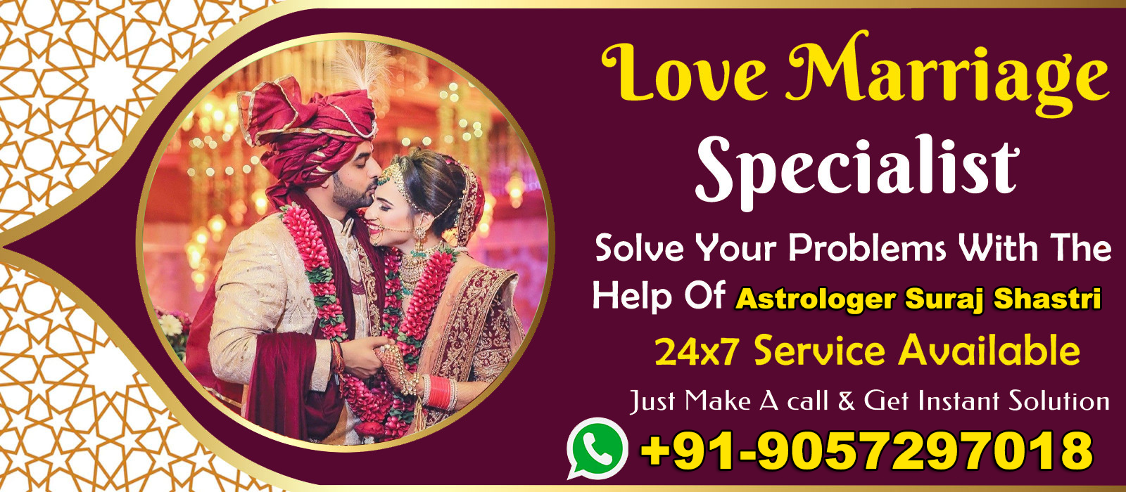  Astrologer Suraj Shastri Ji +91-9057297018